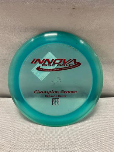 Used Innova CHAMPION GROOVE Disc Golf Driver Royal Blue 11490-S000266770