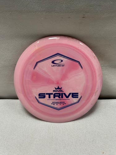 Used Latitude 64 ROYAL STRIVE Disc Golf Driver Pink 11490-S000266771
