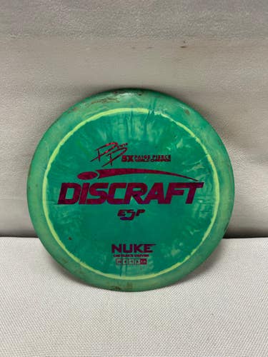Used Discraft ESP NIKE Disc Golf Driver Green 11490-S000266769