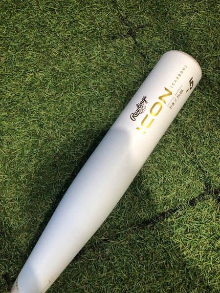 2024 Rawlings Icon Composite Bat USSSA Certified (-5) Composite 26 oz 31" (Used)