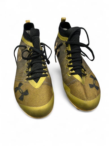 Used Under Armour Adult FB Cleats Gold Senior 12 11863-S000024526