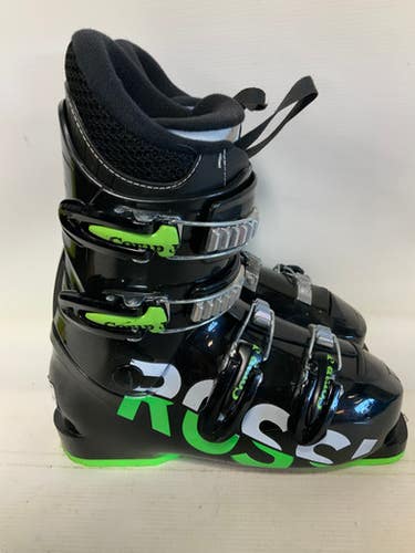 Used Rossignol COMP J Boys DH Ski Boot Black 235 MP - J05.5 - W06.5 11823-S000035485