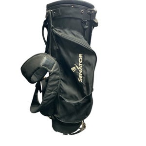 Used SENATOR BLACK Mens Stand Bag Black 11823-S000035521