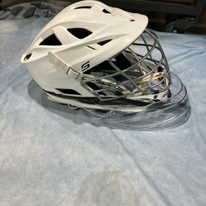 White Adult Goalie Cascade S Helmet (Used)