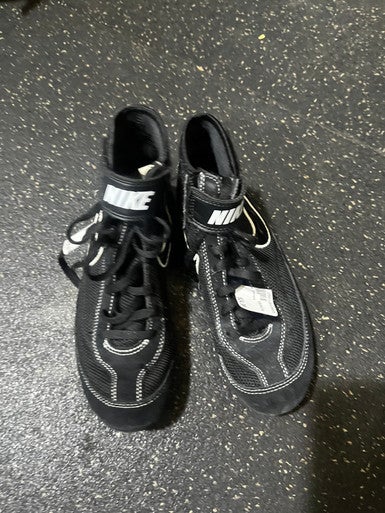 Used Nike Wrestling Shoes Black Junior 03.5 11605-S000207191