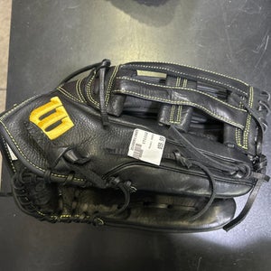 Used Wilson A950 BB/SB Glove RH Throw Black 14" 11605-S000208276