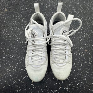 Used Nike HURRACHE 9 ELITE LOW LAX Cleats Mens White Senior 8 11849-S000033166