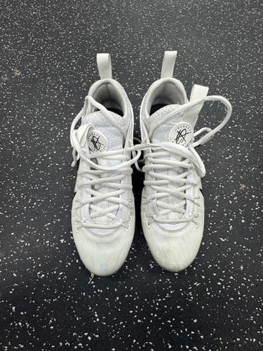 Used Nike HURRACHE 9 ELITE LOW LAX Cleats Mens White Senior 8 11849-S000033166