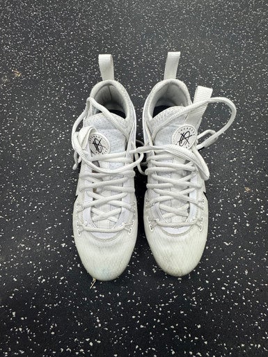 Used Nike HURRACHE 9 ELITE LOW LAX Cleats Mens White Senior 8 11849-S000033166