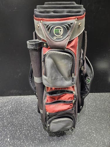 Used Mg Golf 16 DIVIDER Mens Cart Bag Black 11849-S000033148