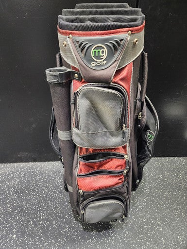 Used Mg Golf 16 DIVIDER Mens Cart Bag Black 11849-S000033148