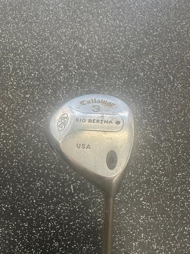 Used Callaway BIG BERTHA Womens Fairway Wood RH 3 Wood 11849-S000033134