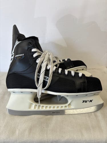 Bauer Impact 100 Hockey Skates Regular Width 12 (Used)