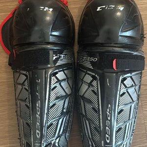 Junior CCM JetSpeed FT350 11" Shin Pads (Used)