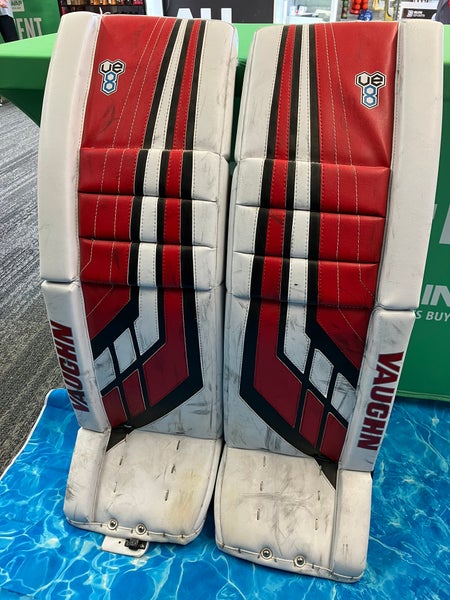36" Senior Vaughn Velocity VE8 Pro Goalie Leg Pads (Used)