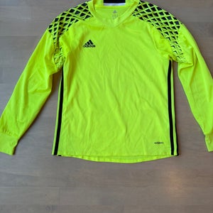 Adidas Soccer Goalie Jersey Yellow Medium Kids(Used)