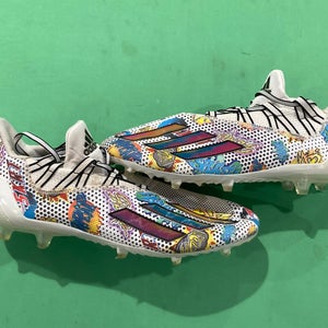 Used Adidas Adizero Electric II Football Cleats | Men's Size 13 | Multicolor Print | GREAT CONDITION