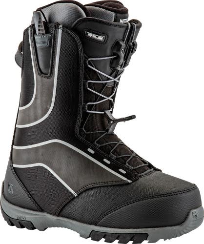Nitro Cuda TLS Snowboard Boots Womens 7 Black - Charcoal New 2017
