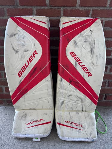 Large Senior Bauer Vapor 1X OD1N Pro (2017 Model) Goalie Leg Pads (Used)