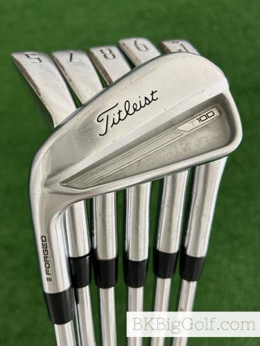 LH Titleist T100 23 Forged Iron Set 5-P / NS Pro Modus Tour 105 Extra Stiff