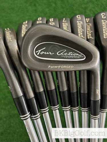 Cleveland Tour Action TA3 Gun Metal Black Forged Iron Set 3-S
