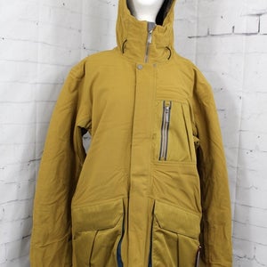 Bonfire Beacon Snowboard Jacket, Men's Large, Cumin Brown New