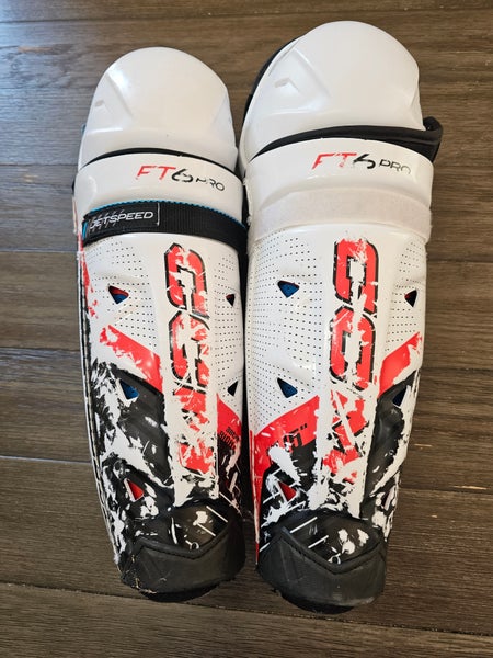 Senior CCM Jetspeed ft6 pro 15" Shin Pads (Used)
