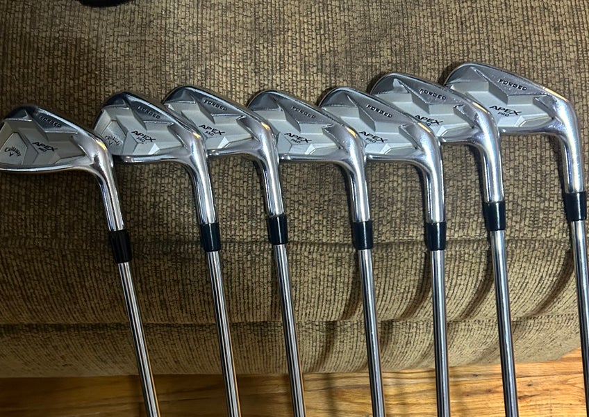 2019 Callaway Apex Pro 19 Right Handed Iron Set Stiff Flex Steel Shaft (Used)
