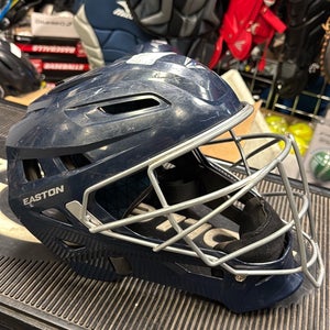 Navy Blue Easton Gametime size Large catcher's headgear mask adult SR senior baseball NOCSAE