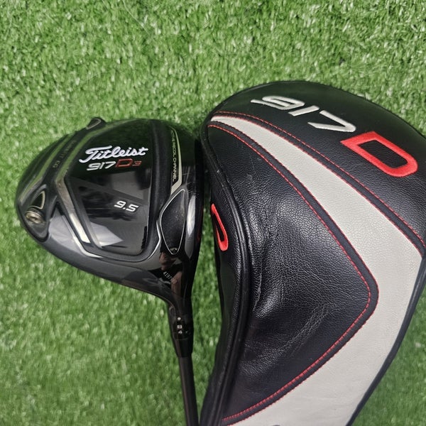 Titleist 917 D3 Driver 9.5 HZRDUS Smoke 6.0 Stiff Flex Graphite RH 45.5" MINT