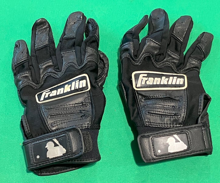 Black Youth Large Franklin Batting Gloves (Used)