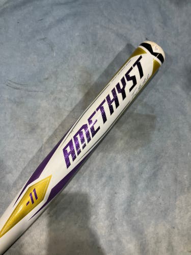 2022 Easton Amethyst Alloy Bat (-11) Alloy 22 oz 33" (Used)