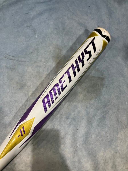 2022 Easton Amethyst Alloy Bat (-11) Alloy 22 oz 33" (Used)