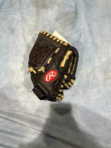Brown Rawlings Highlight Series RH Baseball Glove 10" (Used)