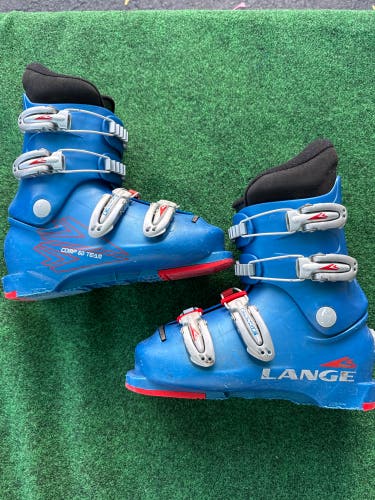 Kid's Lange Comp 60 Team Ski Boots (Used) | Mondo 22.5 (268mm)