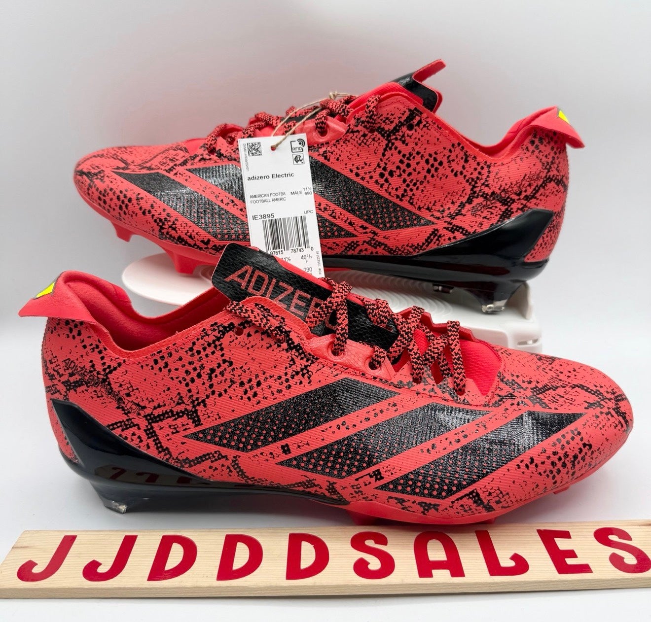 Adidas Adizero Electric 2 Exotic Speed Red Football Cleats 
