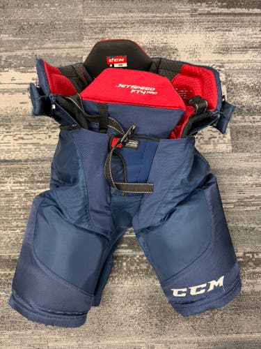 Blue Junior Large CCM Jetspeed FT4 Pro Hockey Pants (Used)