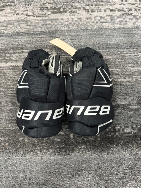 Black Youth Bauer MS-1 Gloves 8" (Used)