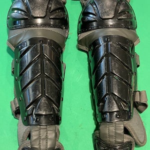 Black Youth Adidas Pro Series Catcher's Leg Guard (Used)