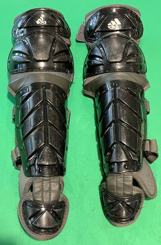 Black Youth Adidas Pro Series Catcher's Leg Guard (Used)