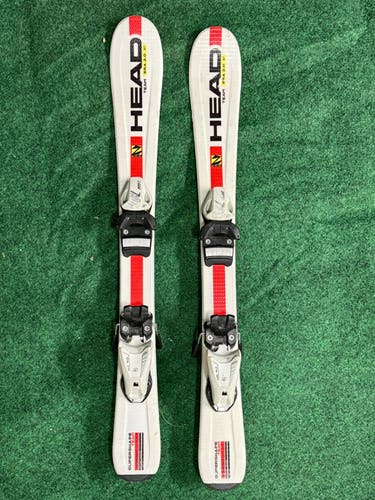Kid's HEAD SuperShape Team 87 cm All Mountain Skis With Bindings (Used)