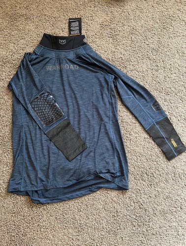 Brand New Warroad Navy TILO Neck & Wrist Top SR Medium