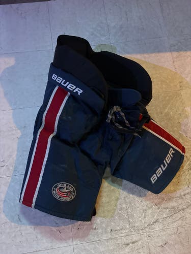 Men's Senior Large Bauer Ohio AAA Blue jackets  Pro Stock (Used)