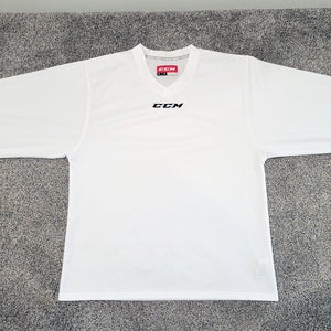 CCM practice jersey Sr Md white (used)