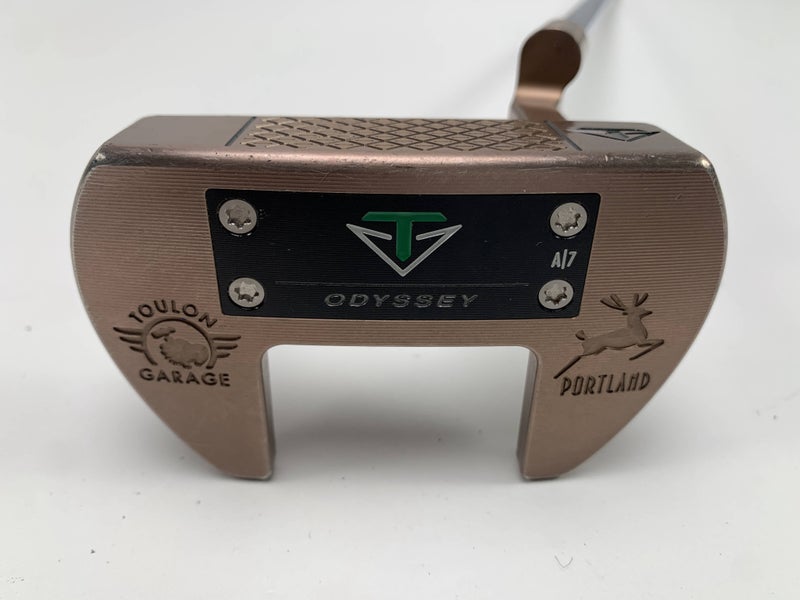 Odyssey Toulon Portland Garage Rose Gold Putter 34" Mens RH