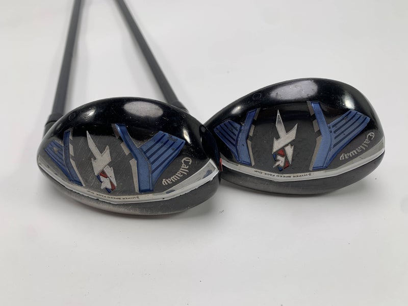 Callaway XR 4 & 5 Hybrid Set 22* 25* Project X San Diego 4.0 47g Ladies RH Dent