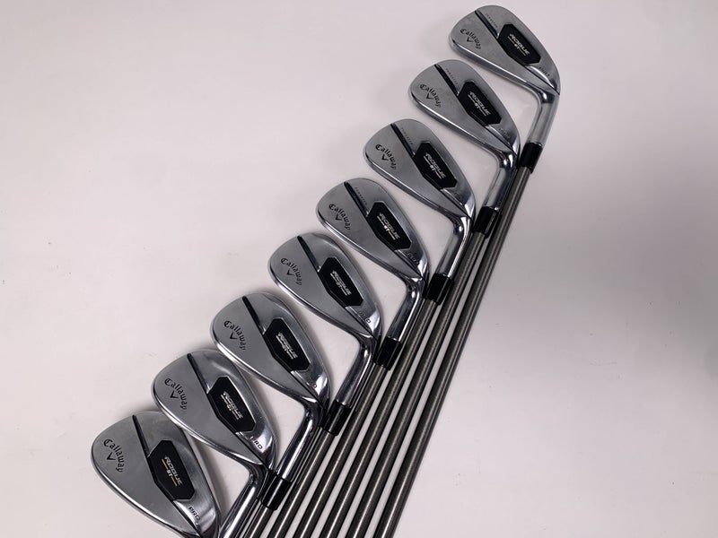Callaway Rogue ST Pro Iron Set 4-PW+GW AeroTech SteelFiber i95 Stiff RH