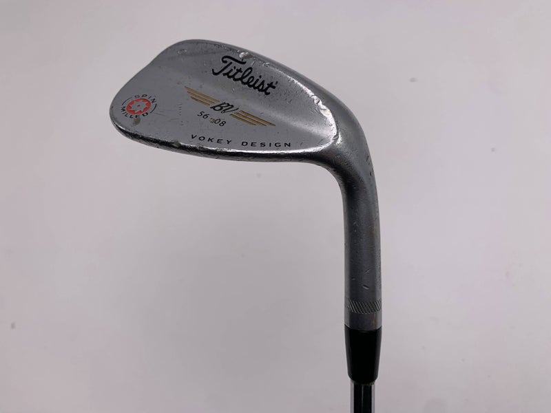 Titleist Vokey Spin Milled Chrome 2009 Sand Wedge SW 56* 8 Wedge Steel Mens RH