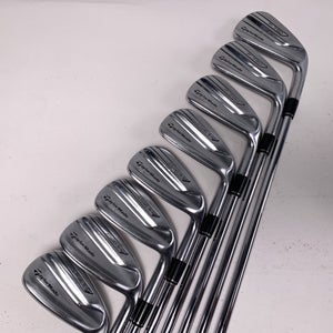 TaylorMade P790 2017 Iron Set 4-PW+AW Rifle 4.5 Frequency Matched Senior RH