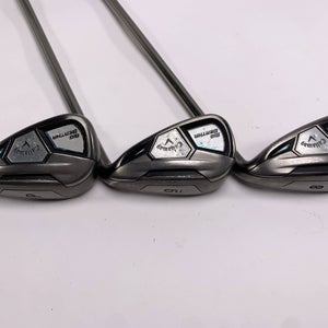 Callaway Big Bertha 2015 Iron Set 8-PW UST Mamiya Recoil 450 F1 Ladies RH